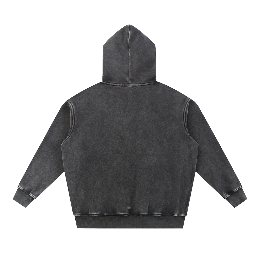 ORVAYNE Snow Wash Oversized Fleece Hoodie