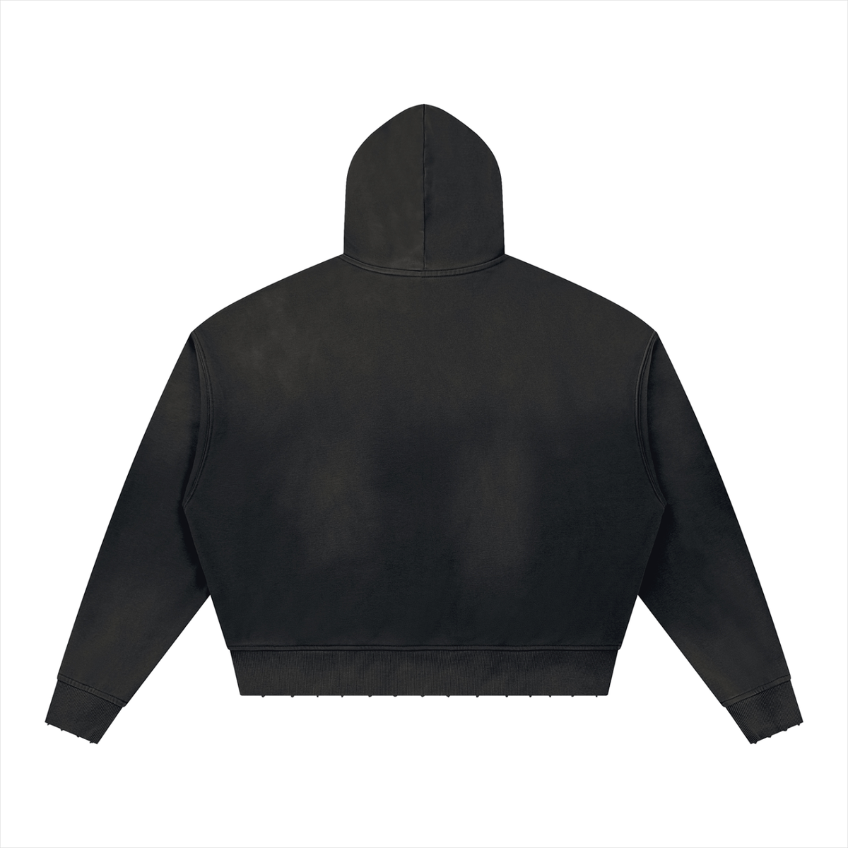 ORVAYNE Sunfade Distressed Boxy Hoodie – Unisex