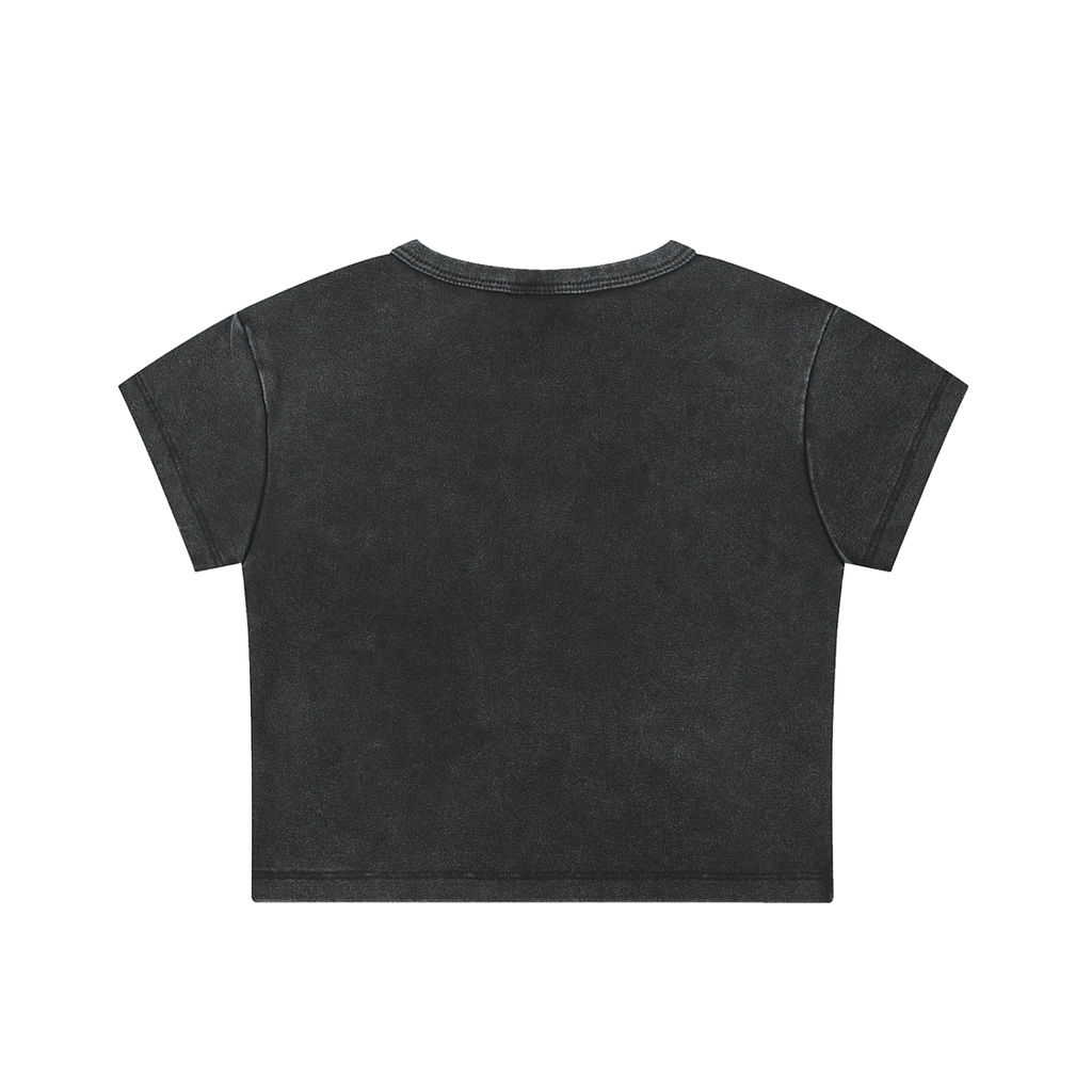 ORVAYNE Snow-Washed Essential Crop Top