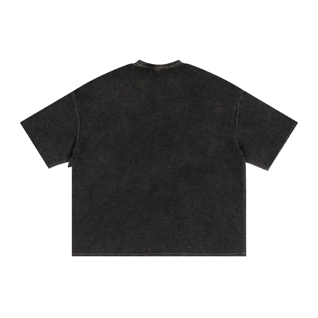 ORVAYNE Textured Waffle Washed Boxy T-Shirt