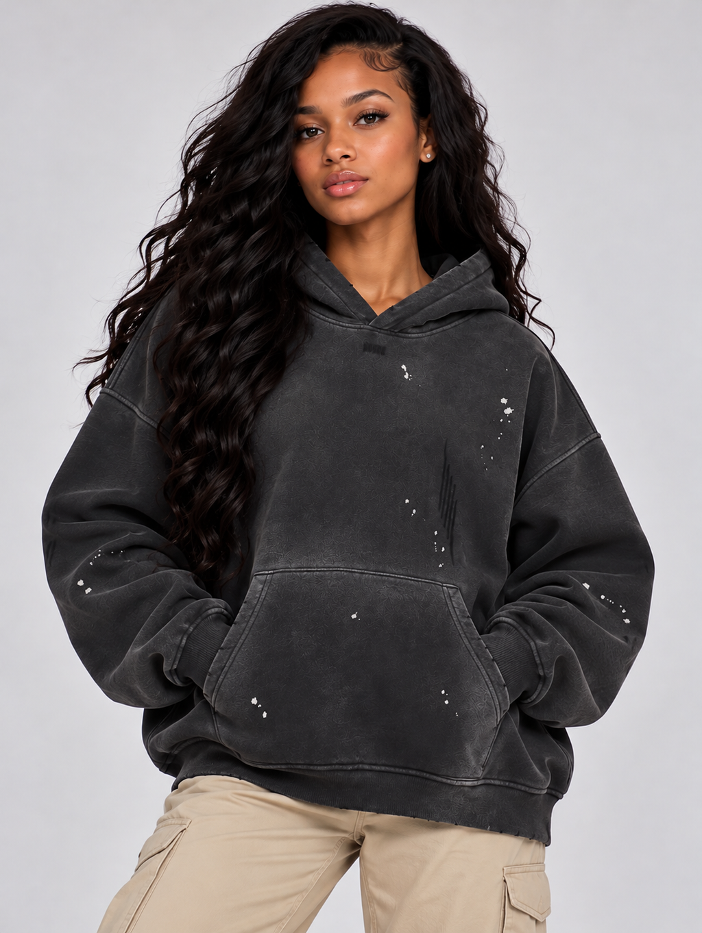 ORVAYNE Vintage Washed Fleece Hoodie