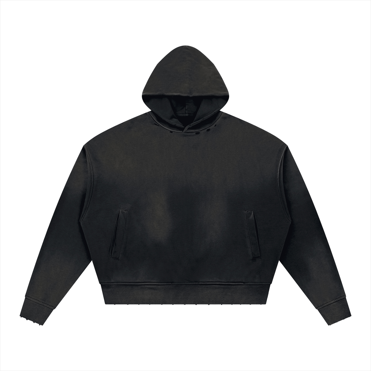 ORVAYNE Sunfade Distressed Boxy Hoodie – Unisex