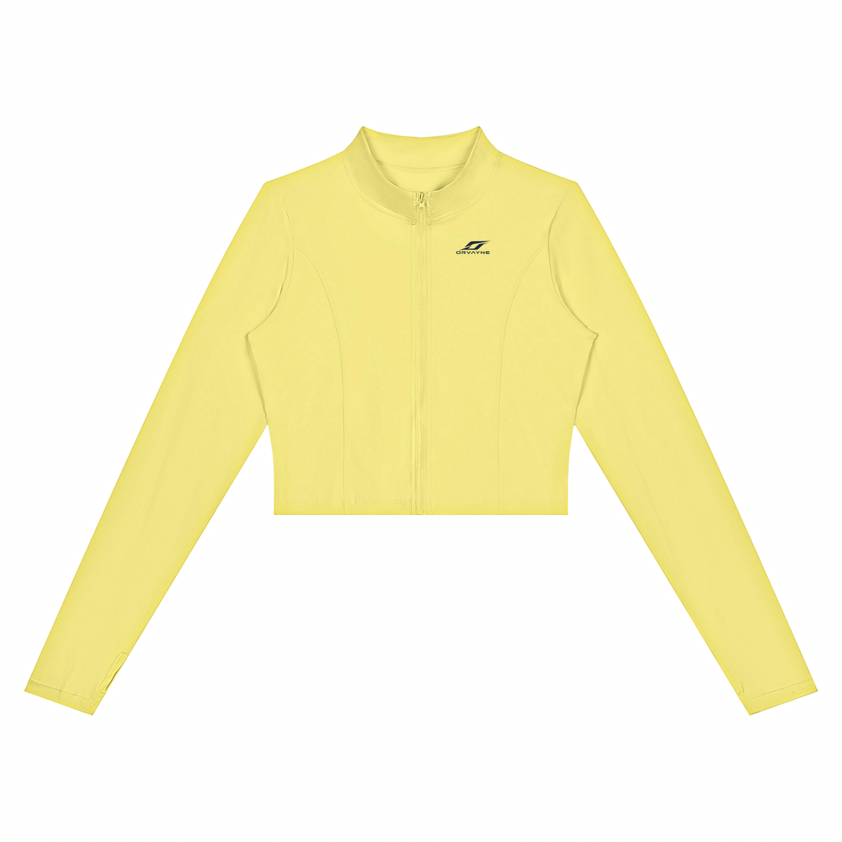 ORVAYNE Sculpt Cropped Zip-Up Jacket