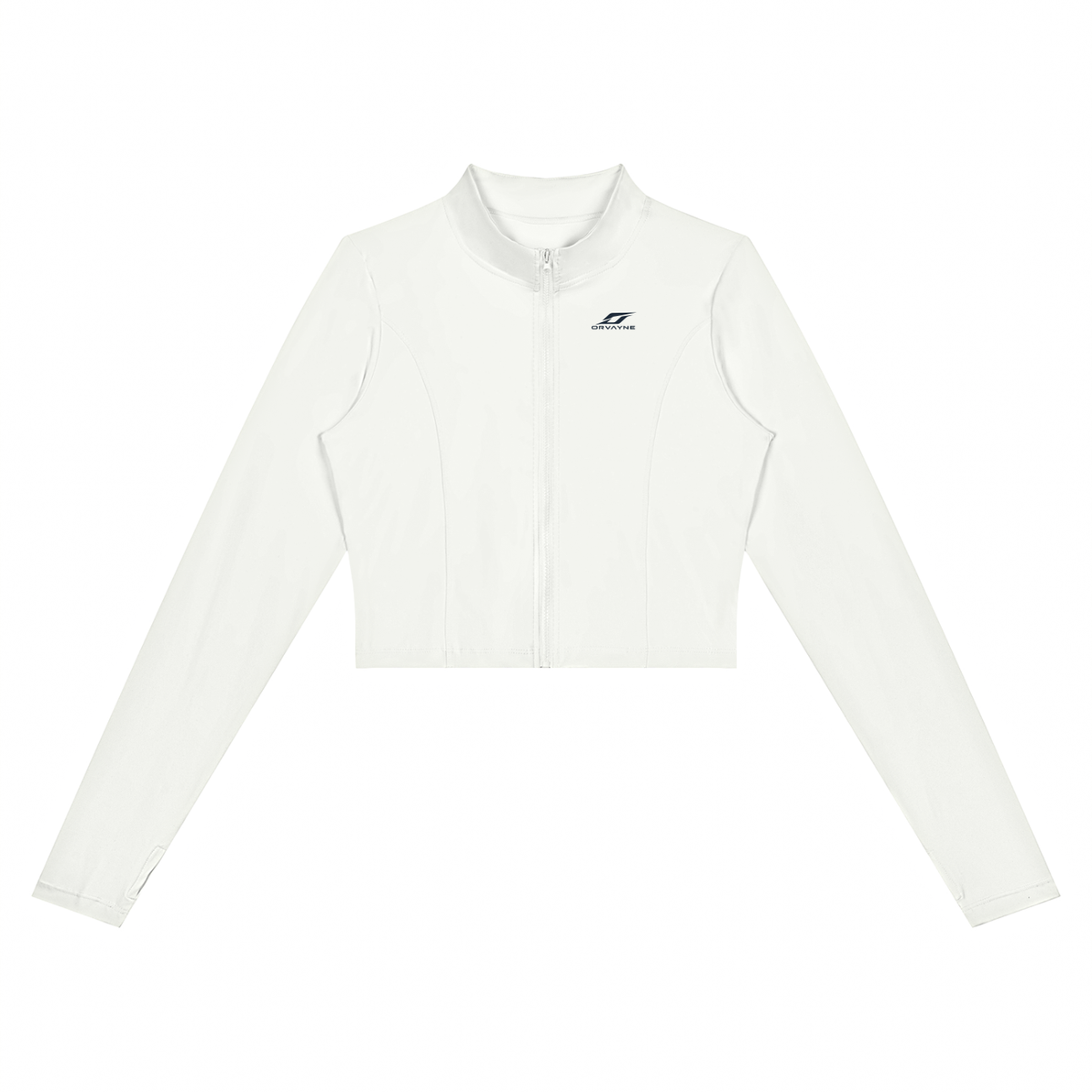 ORVAYNE Sculpt Cropped Zip-Up Jacket