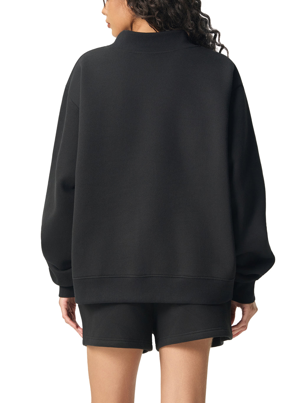 ORVAYNE Essential Fleece Mock-Neck Sweatshirt