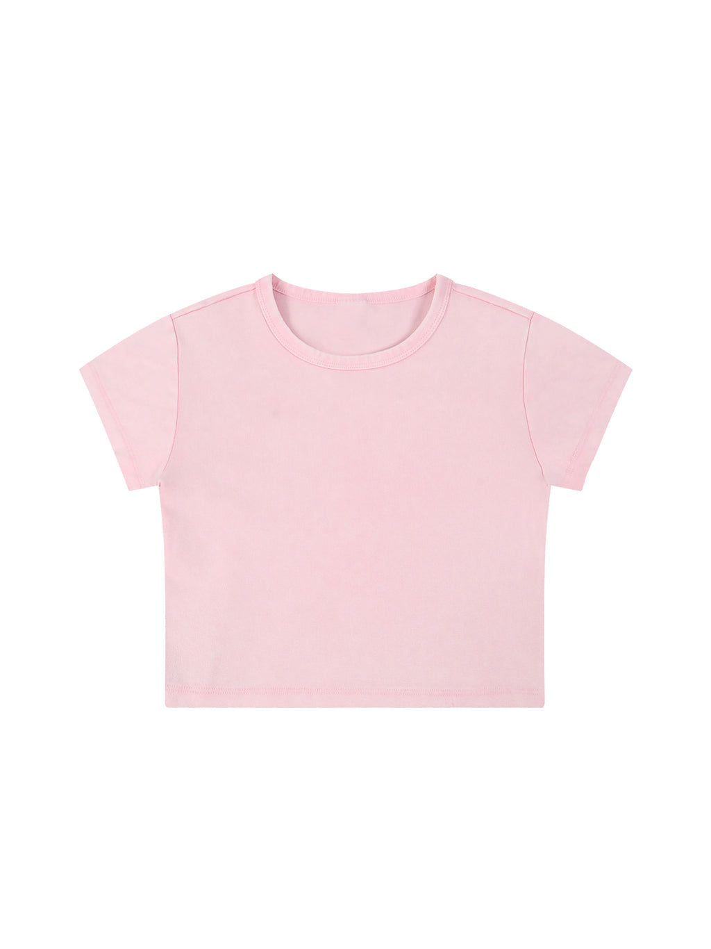 ORVAYNE Snow-Washed Essential Crop Top