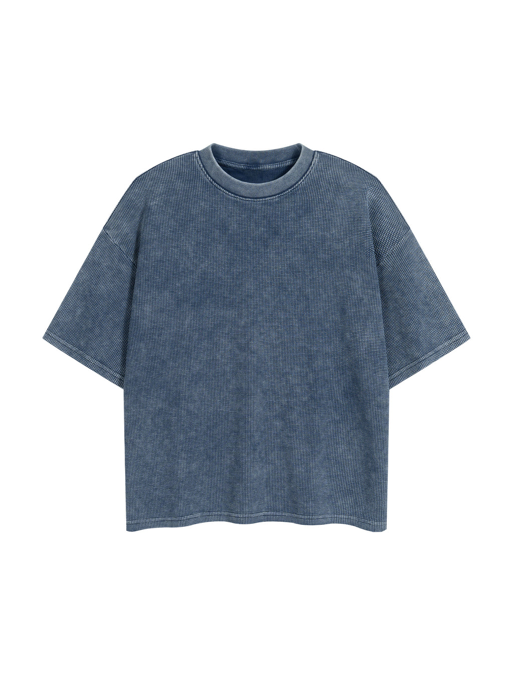 ORVAYNE Textured Waffle Washed Boxy T-Shirt