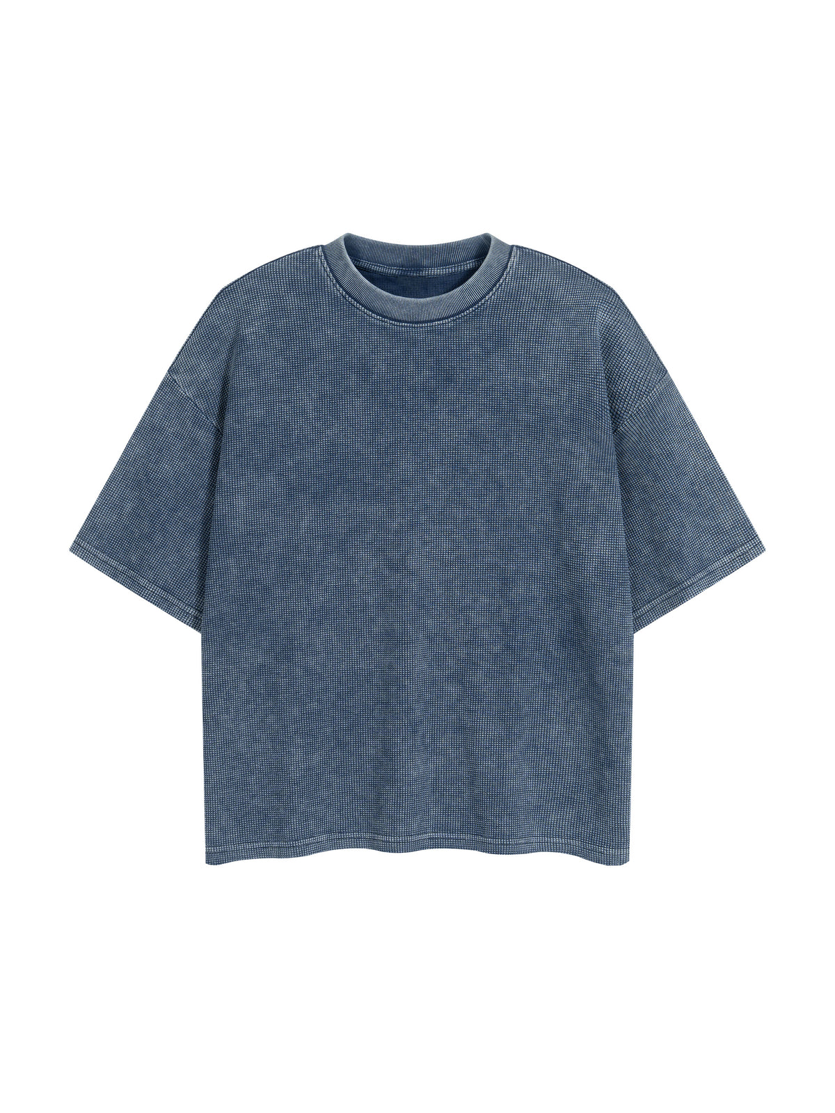 ORVAYNE Textured Waffle Washed Boxy T-Shirt