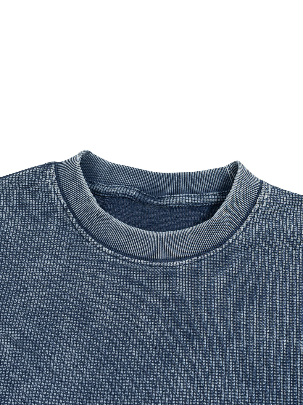 ORVAYNE Textured Waffle Washed Boxy T-Shirt