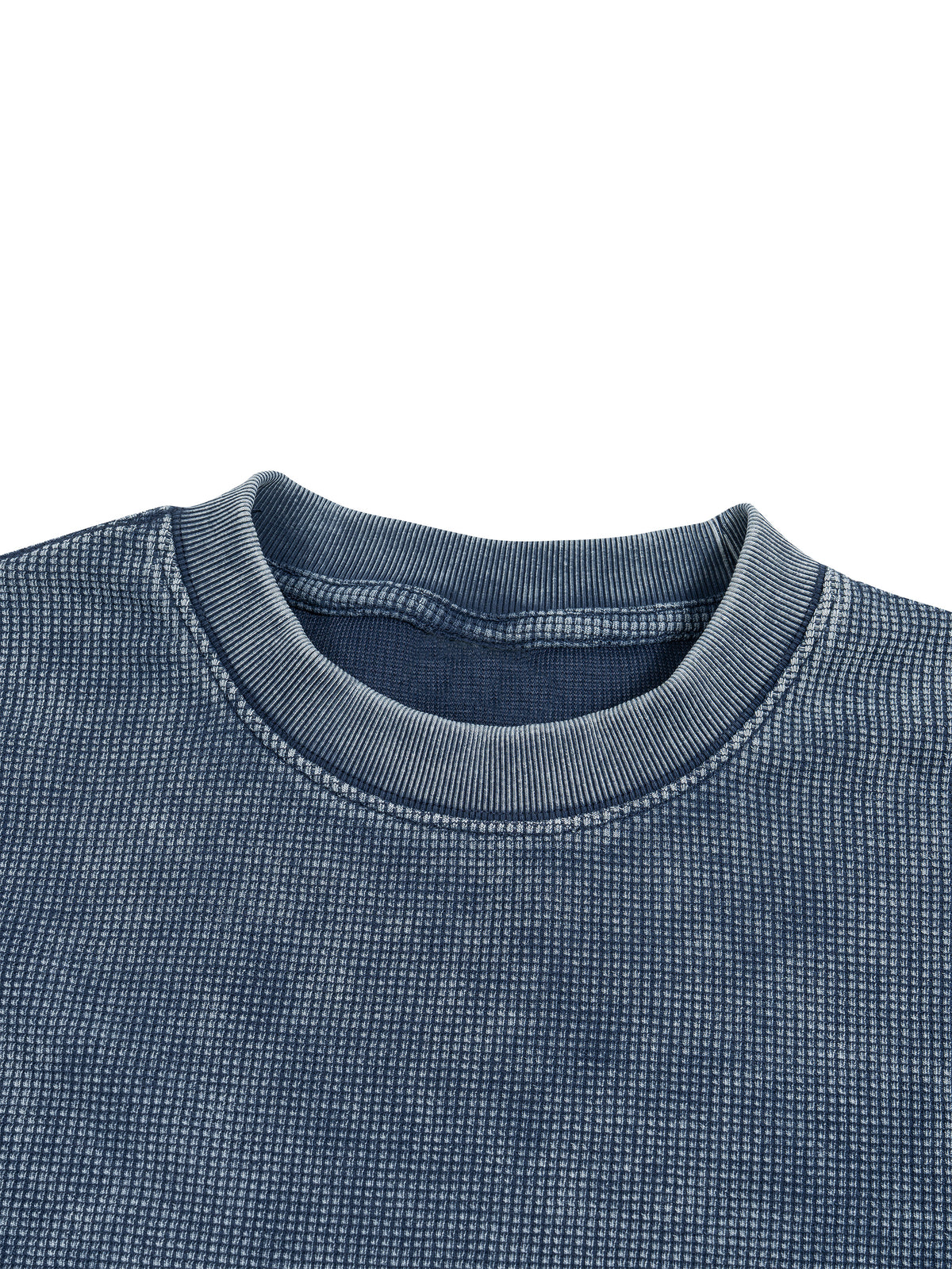 ORVAYNE Textured Waffle Washed Boxy T-Shirt