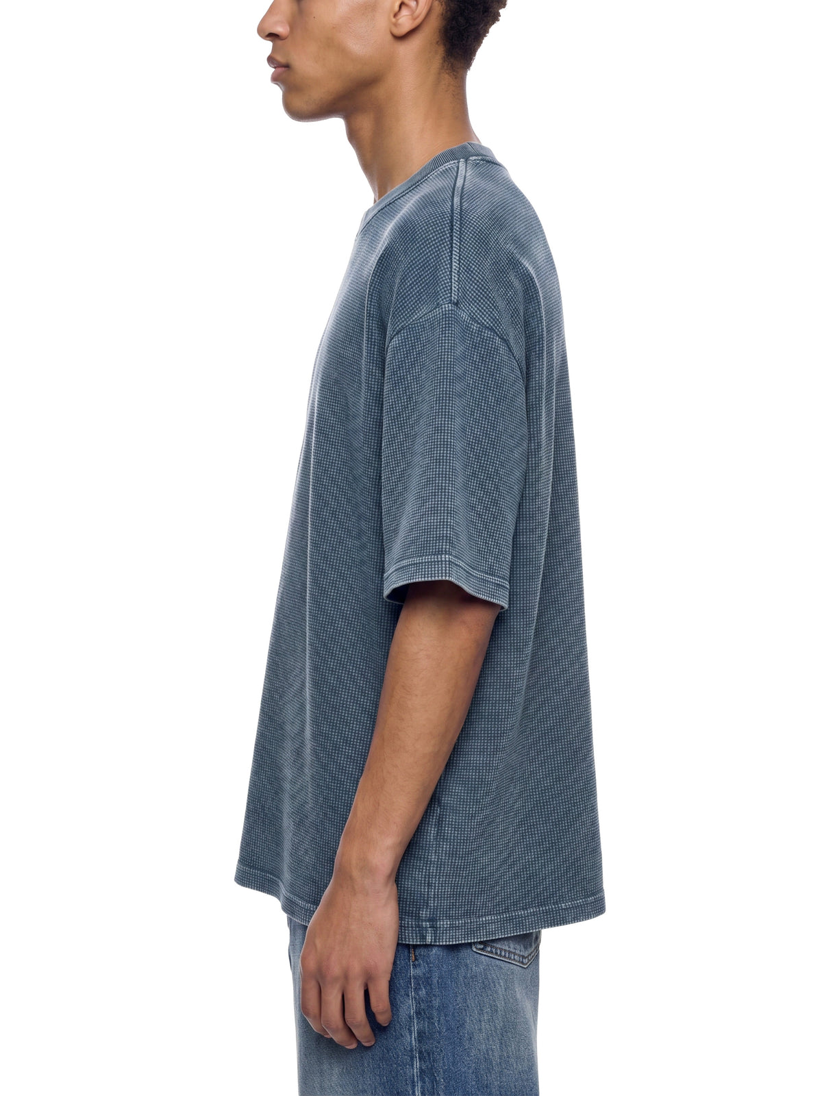 ORVAYNE Textured Waffle Washed Boxy T-Shirt