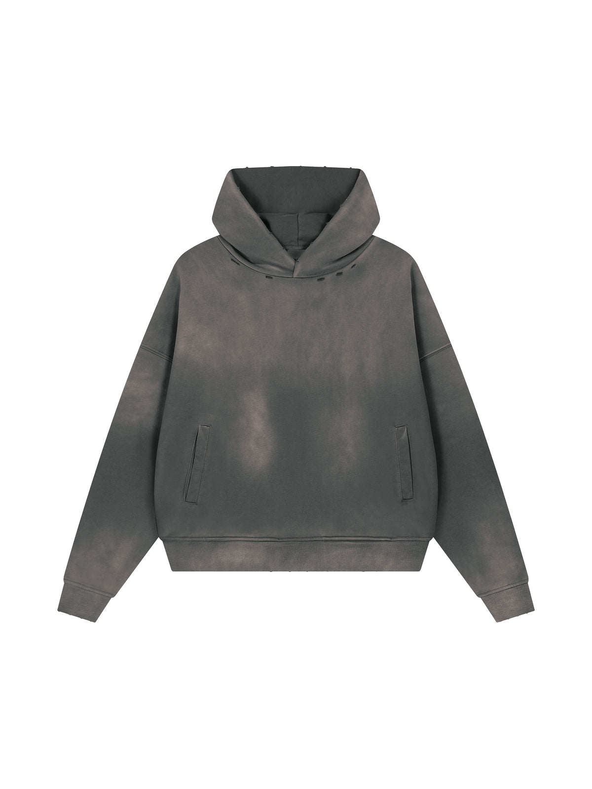 ORVAYNE Sunfade Distressed Boxy Hoodie – Unisex