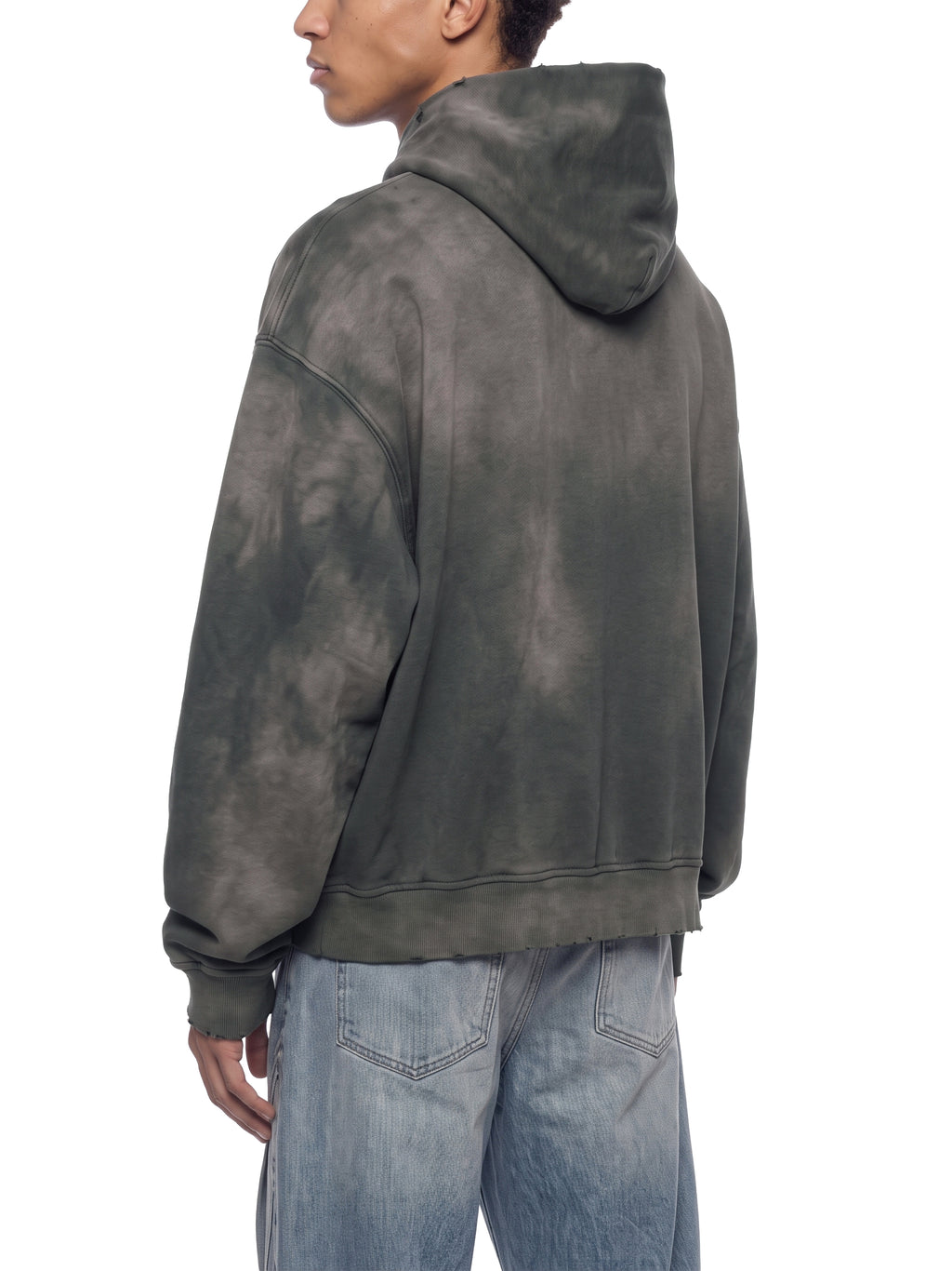 ORVAYNE Sunfade Distressed Boxy Hoodie – Unisex
